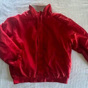 Men's Size Medium Holloway Lined Full Zip Red Jacket